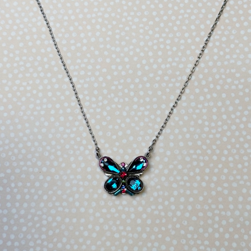 Firefly-Bermuda-Blue-Butterfly-Necklace-8838-BB