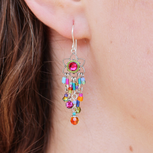 Firefly Kaliedescope Light Earrings