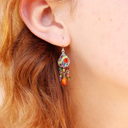 Firefly Mosaic Colorful Earrings 1