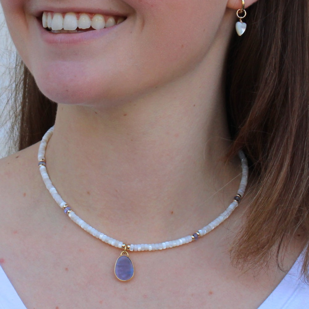 beaded-mother-of-pearl-and-tanzanite-necklace