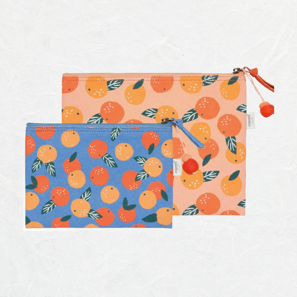 Paradise-Orange-Large-and-Small-Pouch