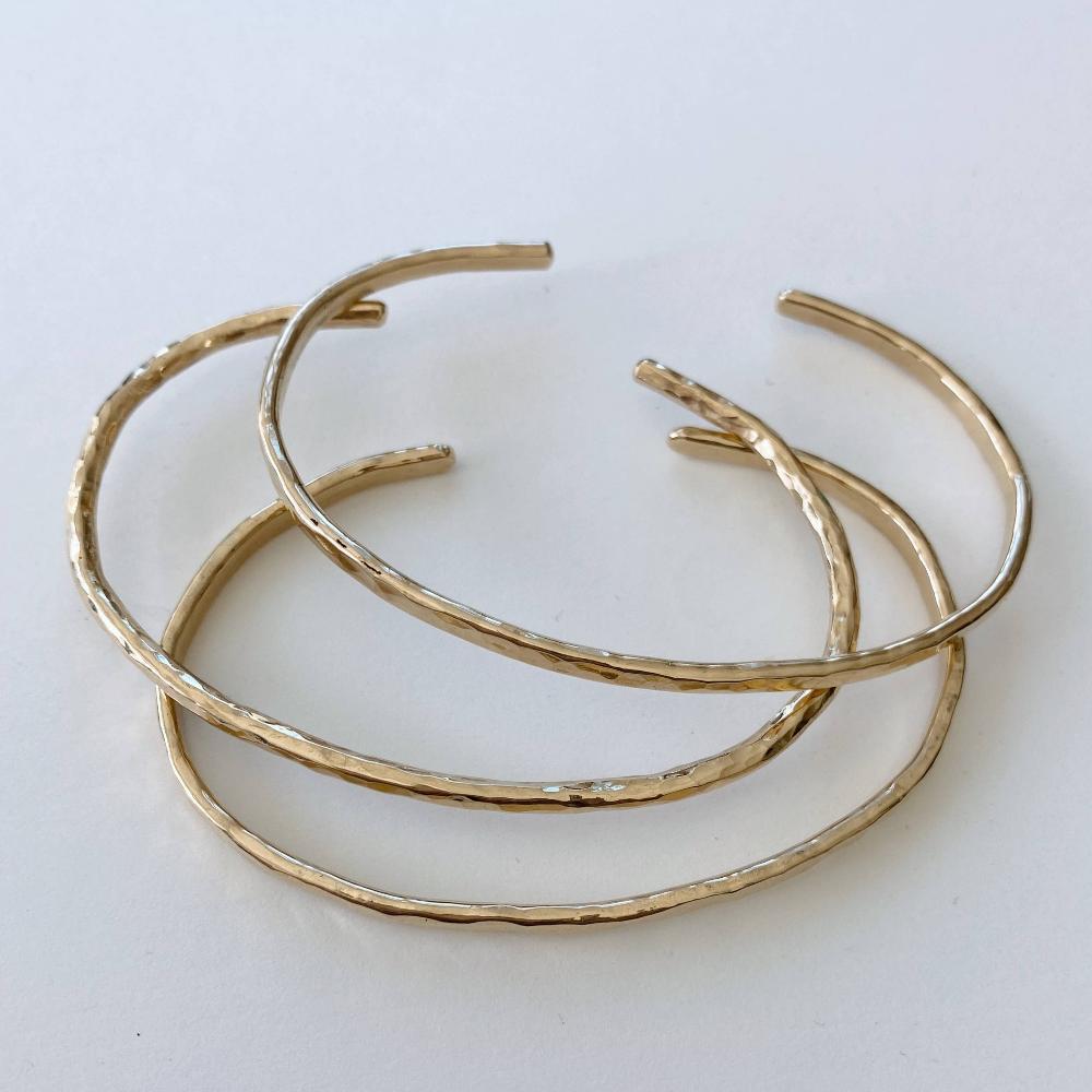 alona-belen-and-soraya-hammered-bangles