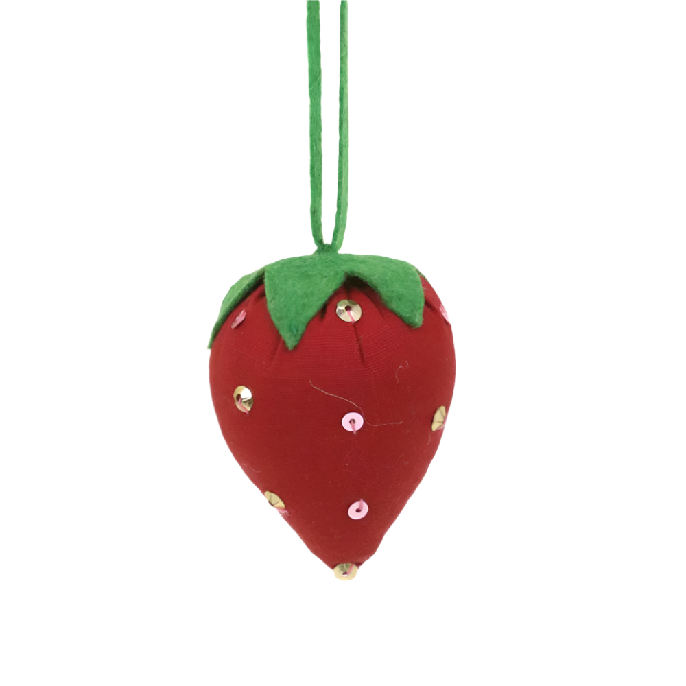 sequin-strawberry-ornament