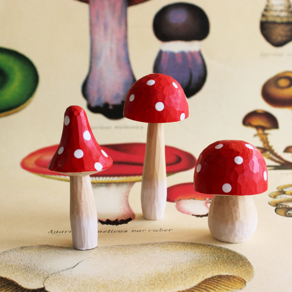 wooden-mushrooms