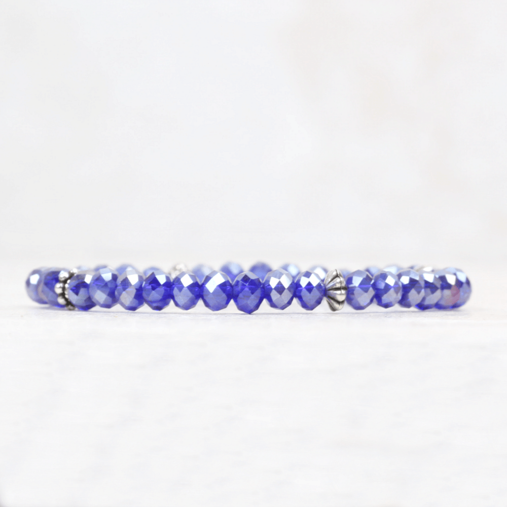 Chloe Beaded Bracelet | Violet - Doris - Coco and Duckie 