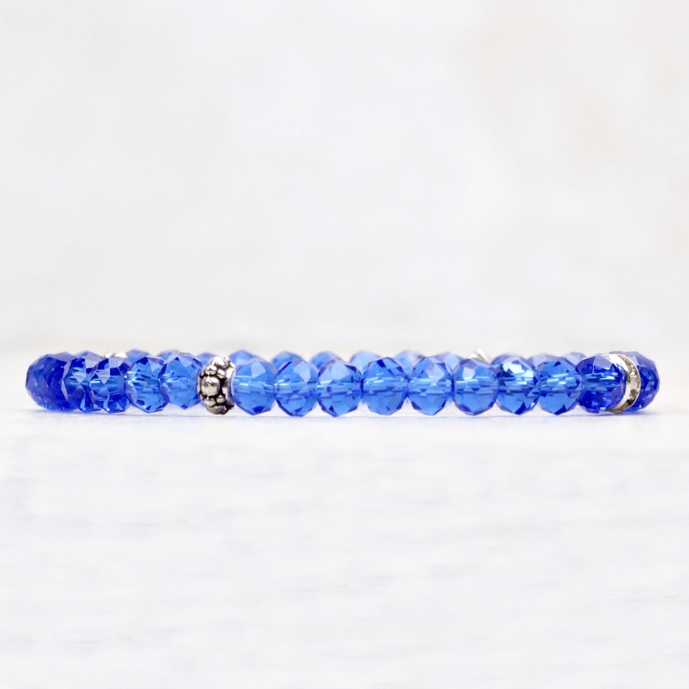 Chloe Beaded Bracelet | Royal - Doris - Coco and Duckie 