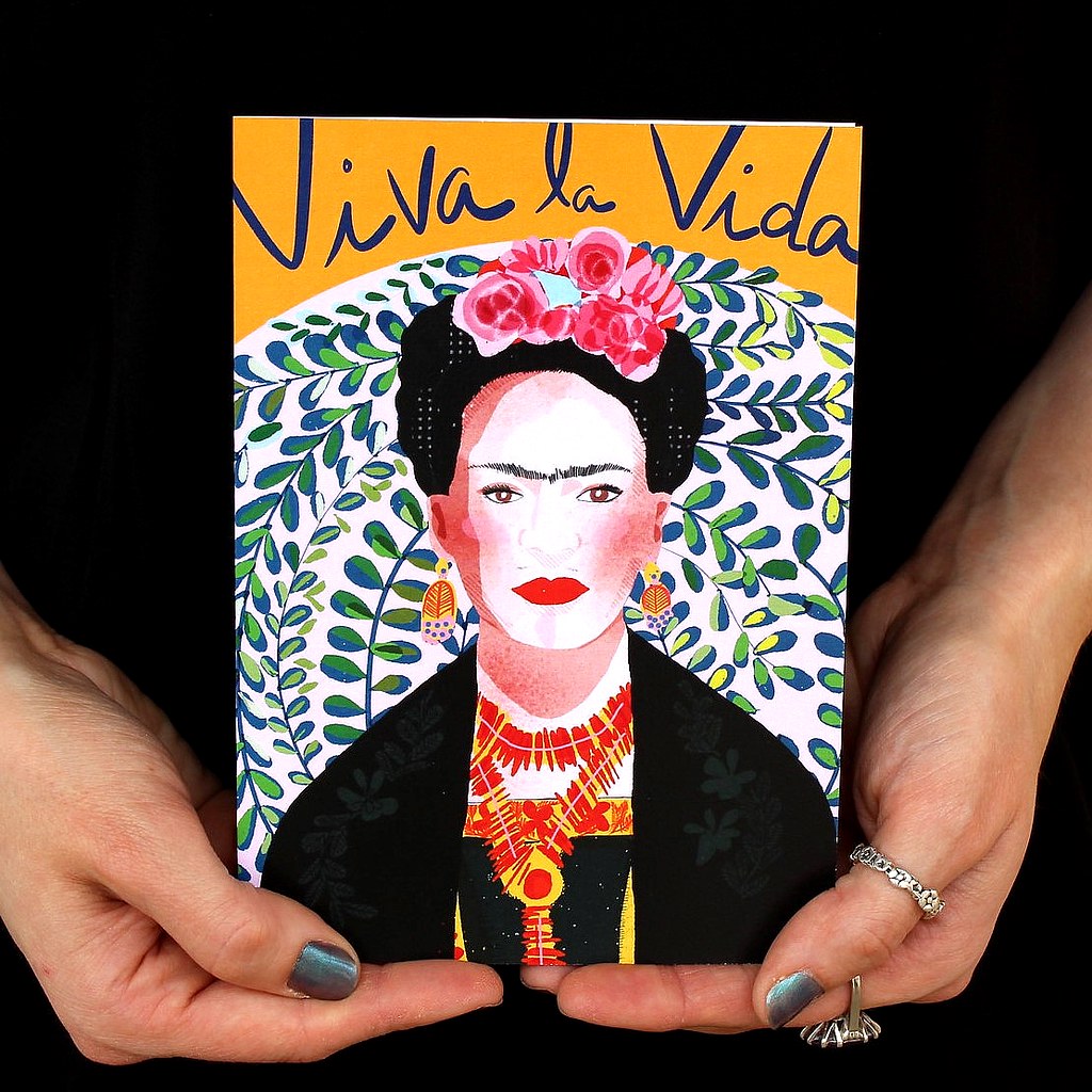 Illustration Card | Frida Kahlo - Coco and Duckie 