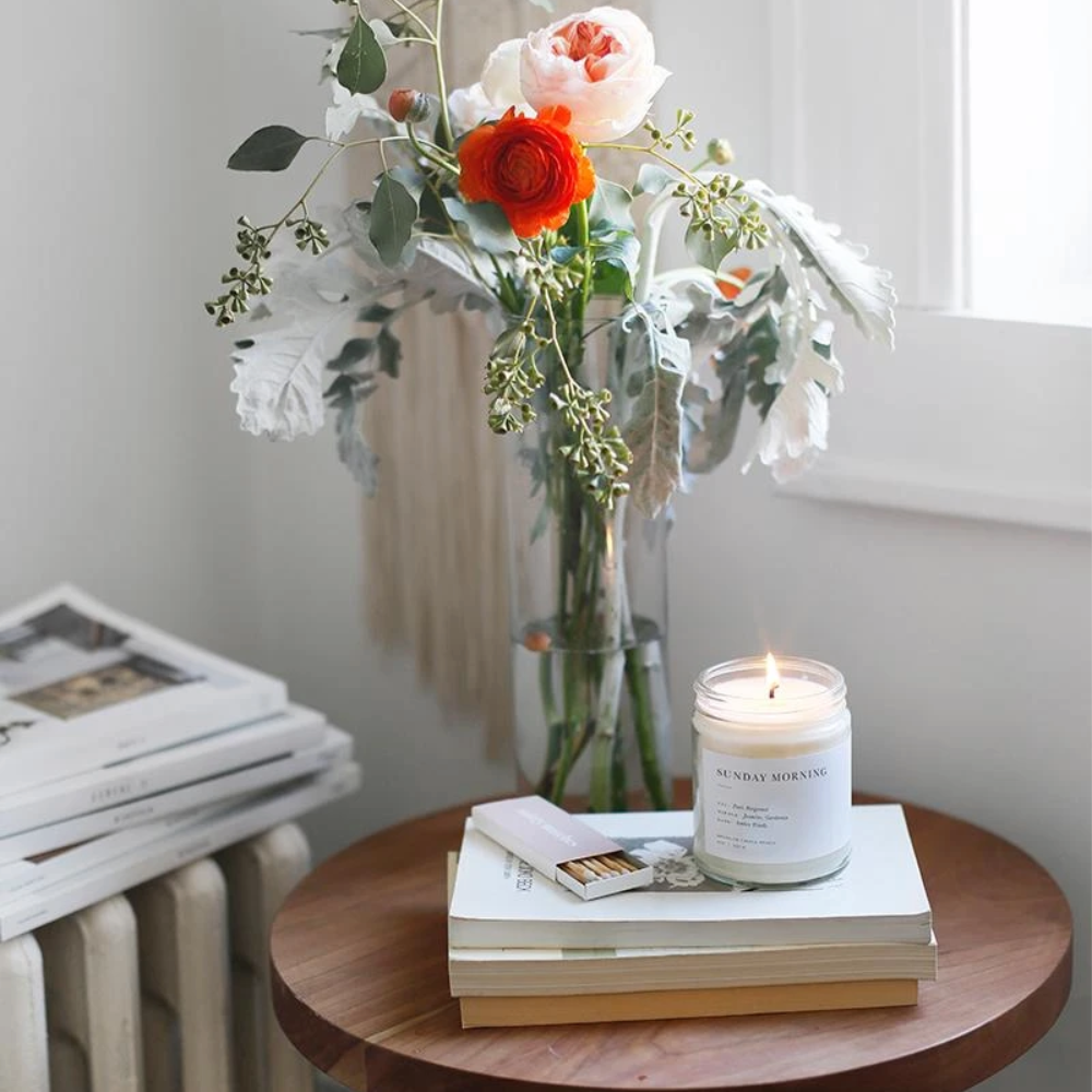 Minimalist Glass Candle | Sunday Morning - Coco and Duckie 