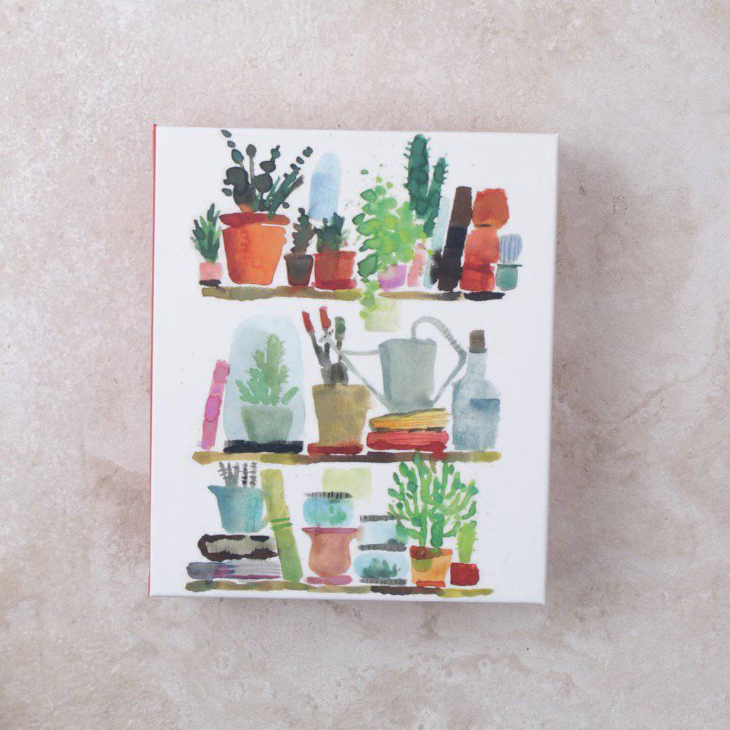 Water Color Plant Scene Card Set - TeNeues - Coco and Duckie 