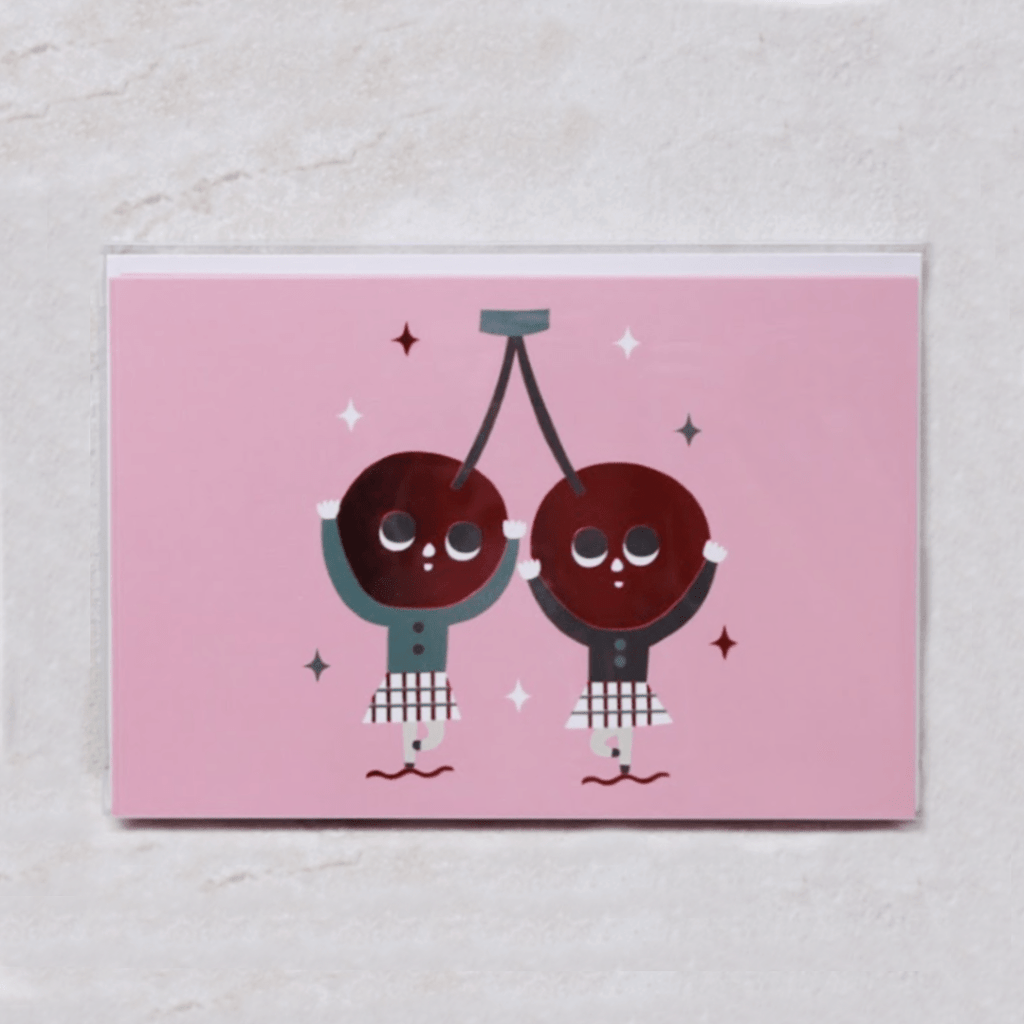 Cherry Dancers Boxed Cards - TeNeues - Coco and Duckie 